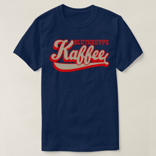 Kaffee, geliebt von Coffein-Liebhabern 19 T-Shirt (Design vorne)