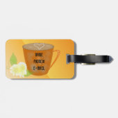 Kaffee Gepäckanhänger (Rückseite horizontal)
