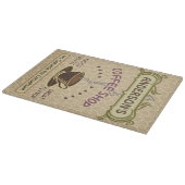 Kaffee-Geschäft mit Schale schaffen Ihr eigenes Schneidebrett (Ecke)