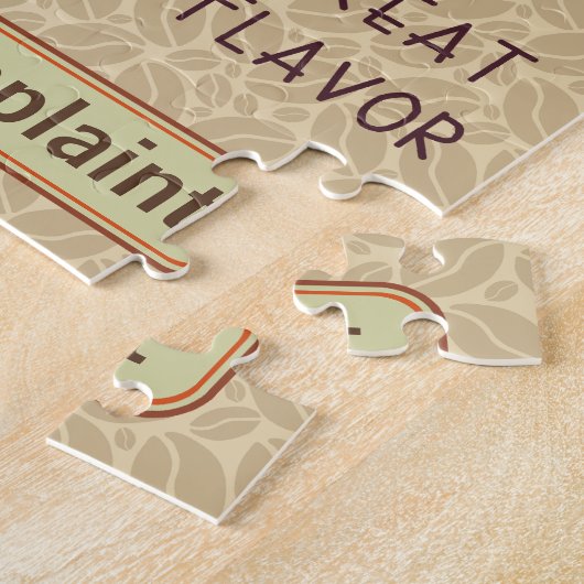 Kaffee-Geschäfts-Schale schaffen Ihr eigenes Puzzle (Seite)