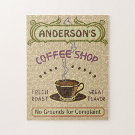 Kaffee-Geschäfts-Schale schaffen Ihr eigenes Puzzle