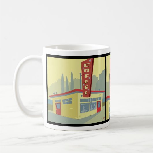 Kaffee-Geschäfts-Tasse Kaffeetasse (Links)