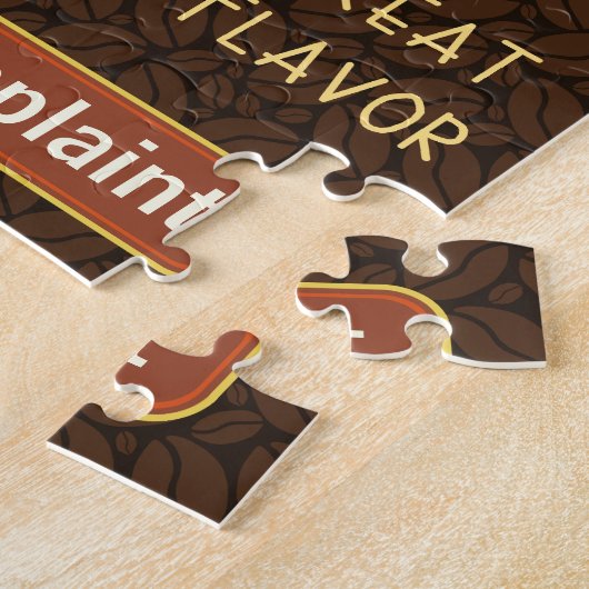 Kaffee-Geschäfts-Tasse stellen Ihr eigenes Puzzle (Seite)