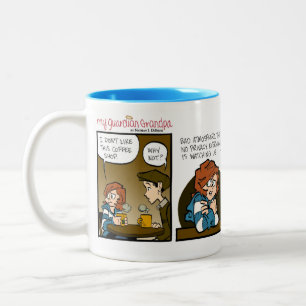 Kaffee-Geschäfts-Tasse Zweifarbige Tasse