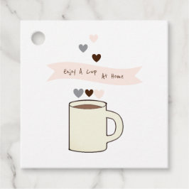 Kaffee Geschenkanhänger