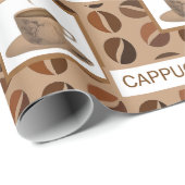 Kaffee Geschenkpapier (Rolleneckpunkt)