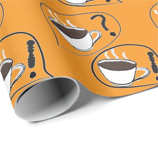 Kaffee? Geschenkpapier (Rolleneckpunkt)