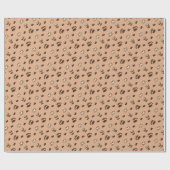 Kaffee Geschenkpapier (Flach)