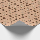 Kaffee Geschenkpapier (Ecke)