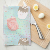 Kaffee Geschirrtuch (Viertel Falte)