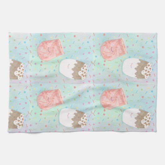 Kaffee Geschirrtuch (Horizontal)