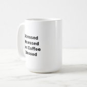 Kaffee gesegnete Tasse (Vorderseite Links)