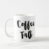 Kaffee-Gesprächs-Kaffee oder Tee-Tasse Kaffeetasse (Links)