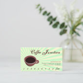 Kaffee-Getränk-Punch/Loyalty-Card Treuekarte (Stehend Vorderseite)