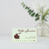 Kaffee-Getränk-Punch/Loyalty-Card Treuekarte (Stehend Vorderseite)