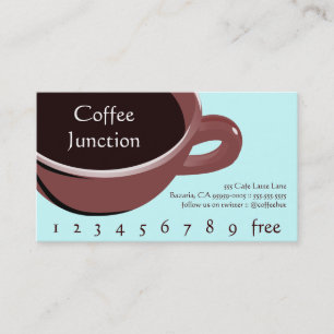 Kaffee-Getränk-Punch/Loyalty-Card Treuekarte