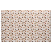 Kaffee-Getränk-und Nachtisch-Muster Stoff (Fat Quarter (45,7 x 55,9 cm))
