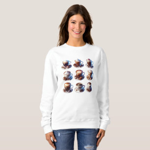 Kaffee-Getränke für Kaffeeliebhaber Sweatshirt