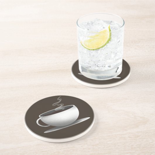 Kaffee Getränkeuntersetzer (Seite)