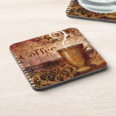 Kaffee Getränkeuntersetzer (Linke Seite)