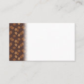 Kaffee Getreide Beans Dark Roast Brown Koffein Platzkarte (Vorderseite)