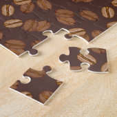 Kaffee Getreide Beans Dark Roast Brown Koffein Puzzle (Seite)