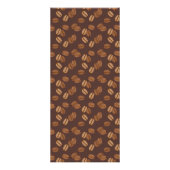 Kaffee Getreide Beans Dark Roast Brown Koffein Werbekarte (Hinten)