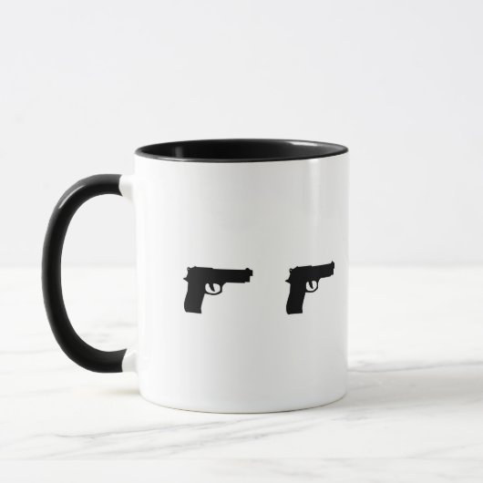 Kaffee-Gewehr-Tasse Tasse (Links)