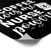 Kaffee gibt mir die Power Poster (Ecke)