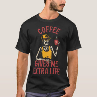 Kaffee gibt mir extra Leben T-Shirt