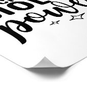 Kaffee gibt mir mikrobiologische Power Poster (Ecke)