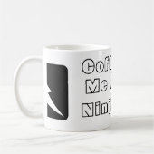 Kaffee gibt mir Ninja Skillz! Kaffeetasse (Links)