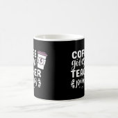 Kaffee gibt mir Power Kaffeetasse (Mittel)
