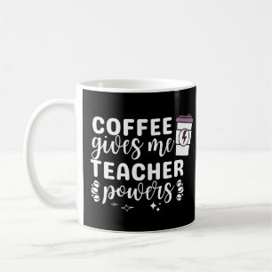 Kaffee gibt mir Power Kaffeetasse