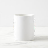 Kaffee gibt mir Power Kaffeetasse (Mittel)