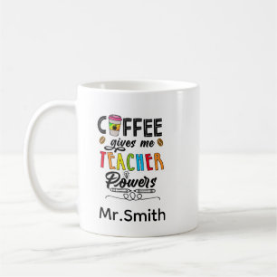 Kaffee gibt mir Power Kaffeetasse