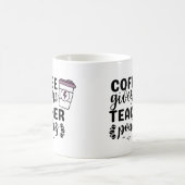 Kaffee gibt mir Power Kaffeetasse (Mittel)