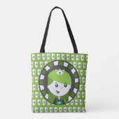 Kaffee Girl - Tote Tasche (Rückseite)