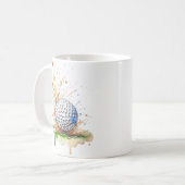Kaffee & Golf gleicht Par-fection! Kaffeetasse (Vorderseite Links)
