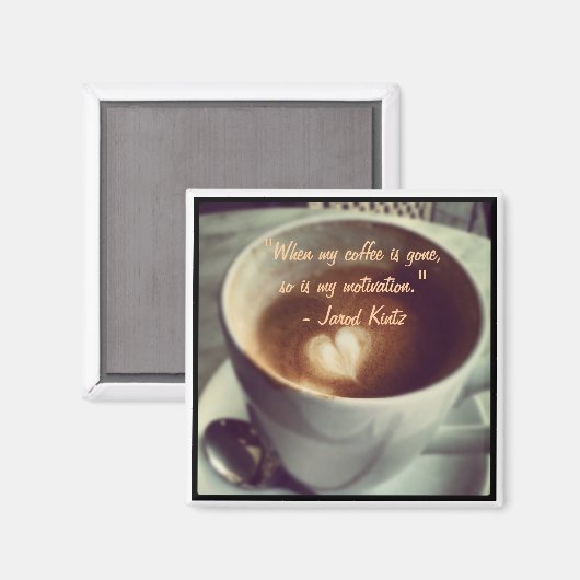 Kaffee Gone Magnet (Vorderseite/Rückseite)