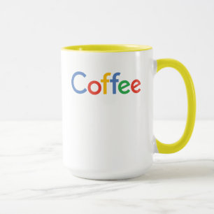 Kaffee-Google-Tasse Tasse