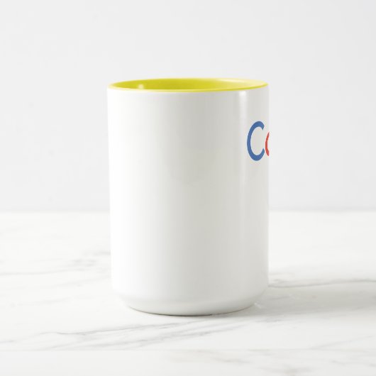 Kaffee-Google-Tasse Tasse (Zentrum)