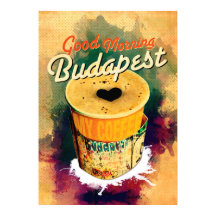 Kaffee Graffitti Wrap Guten Morgen Budapest!
