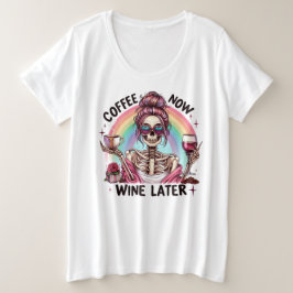 Kaffee Große Größe T-Shirt