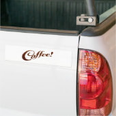 Kaffee Grounds Kaffee - Autoaufkleber (Auf Lkw)