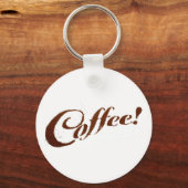 Kaffee Grounds Kaffee - Schlüsselanhänger (Vorderseite)