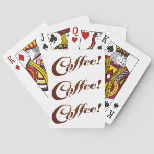 Kaffee Grounds Kaffee - Spielkarten