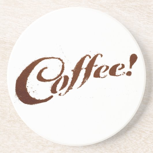Kaffee Grounds Kaffee - Untersetzer (Vorne)
