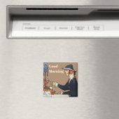 Kaffee, Guten Morgen, Text bearbeiten Magnet (In Situ (Geschirrspüler))