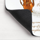 Kaffee Haiku Mousepad (Ecke)